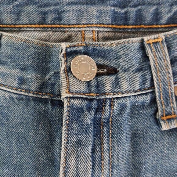 rag & bone Distressed Jean Shorts in Mason size 24 12781 - Picture 4 of 8